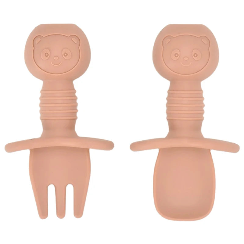 Baby Silicone Cartoon Dining Set | Plate, Cutlery & 4-Piece Options | BPA-Free