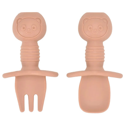 Baby Silicone Cartoon Dining Set | Plate, Cutlery & 4-Piece Options | BPA-Free