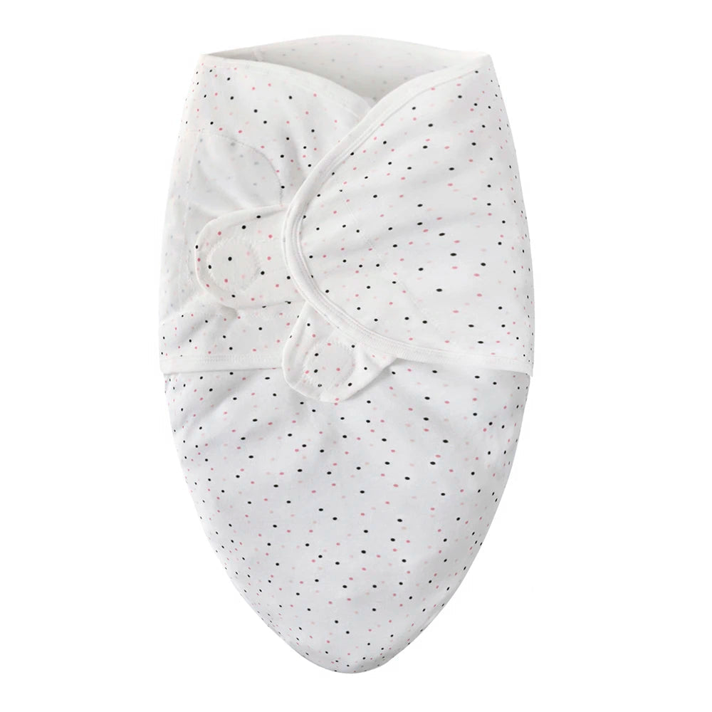 Baby Blanket & Hat Set | Soft Cotton Newborn Swaddle Wrap
