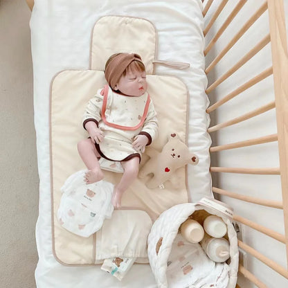 Baby Foldable Changing Mat | Portable Waterproof Nappy Change Pad for Newborns