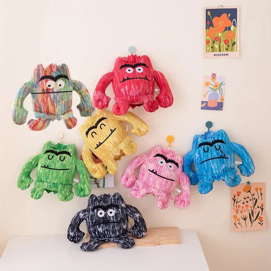 The Color Monster Plush Toy | Soft Stuffed Doll | 7 Colours | 15cm & 25cm