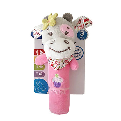 Baby Animal Plush Hand Bell Rattle Toy