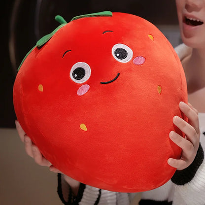 Kawaii Fruit Plush Toy | Soft Stuffed Fruit Pillow Doll | 6 Designs | 10cm, 20cm & 30cm