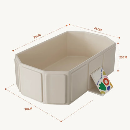 Large Foldable Baby Bathtub | Sit & Lie All-in-One Bath Tub for 0–5 Years