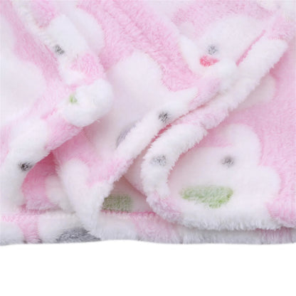 Baby Thermal Fleece Swaddle Blanket | Soft Newborn Bedding Wrap for All Seasons