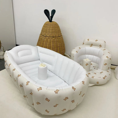Inflatable Baby Swimming Pool | Animal Design Paddling Pool for Toddlers & Kids