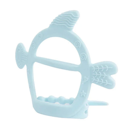 Silicone Turtle Baby Teether | Food-Grade Soft Tortoise Teething Toy | 8 Colours