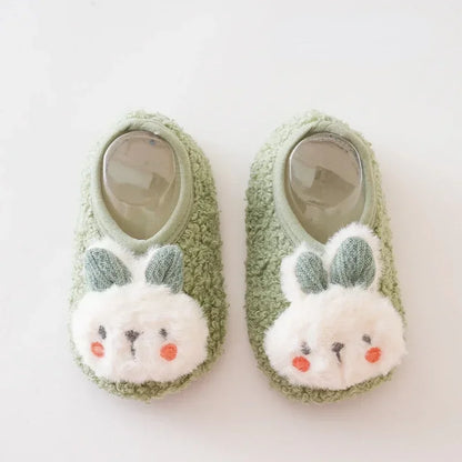 Warm Plush Baby Slippers | Soft Anti-Slip Indoor Toddler Floor Shoes | 6 Styles | 6 Months–4 Years