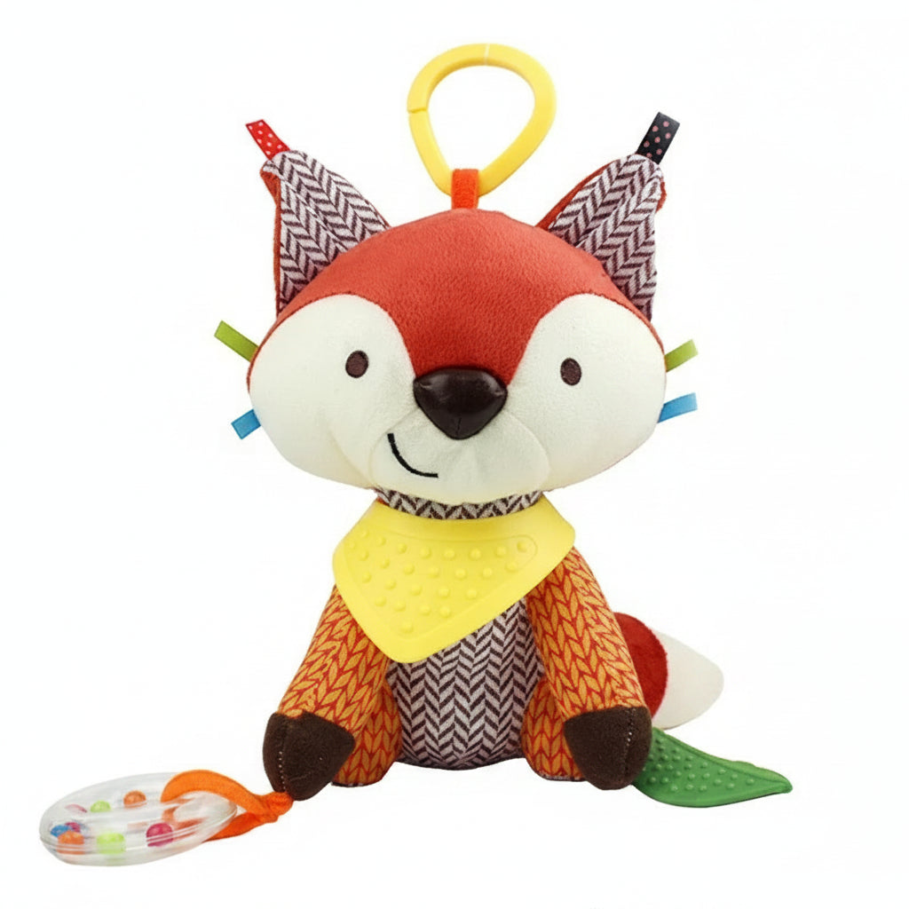 Baby Soft Plush Animal Pram Toy