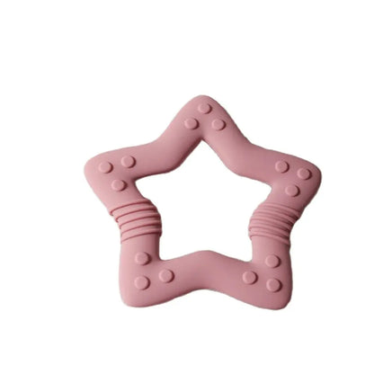 Baby Star & Heart Silicone Teether