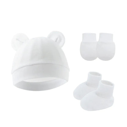 Baby Anti-Scratch Gloves & Foot Cover Set | Newborn Protection Kit