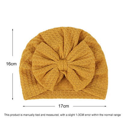 Baby Turban Bow Knot Hat | Soft Beanie Headwrap for Newborns & Toddlers