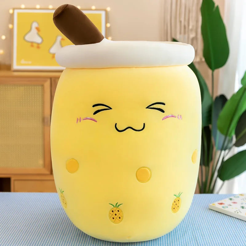 Kawaii Boba Bubble Tea Plush Toy | Soft Stuffed Milk Cup Pillow | 14 Styles | 24cm