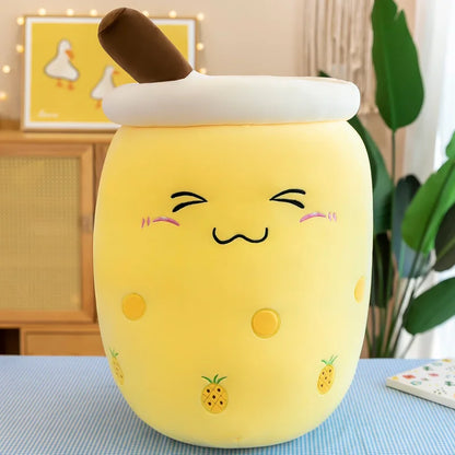 Kawaii Boba Bubble Tea Plush Toy | Soft Stuffed Milk Cup Pillow | 14 Styles | 24cm