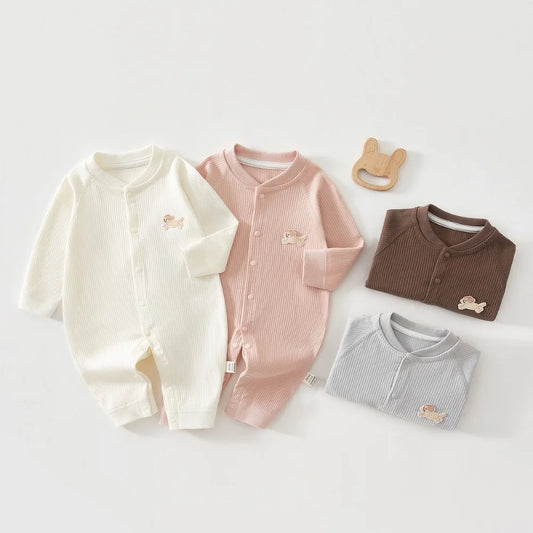 Baby Cotton Jumpsuit Sleepwear | Pure Cotton Spring & Autumn Newborn 0-18M