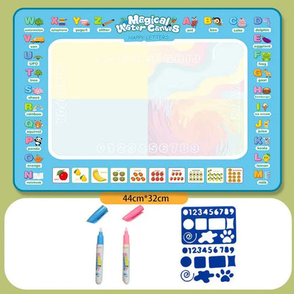 Kids Water Doodle Drawing Mat | Mess-Free Montessori Colouring Mat for Toddlers 3–8 Years