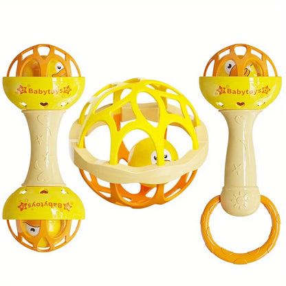 Baby Rattle Toys | Sensory Shaker & Grab Set for Newborns 0-12 Months