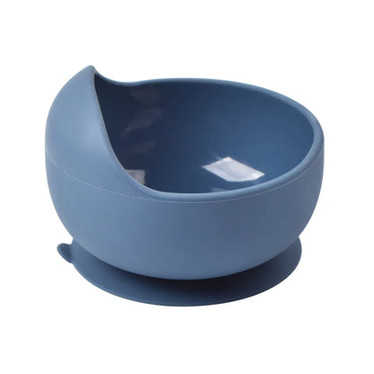 Baby Silicone Suction Bowl with Spoon | Waterproof Kids Feeding Tableware