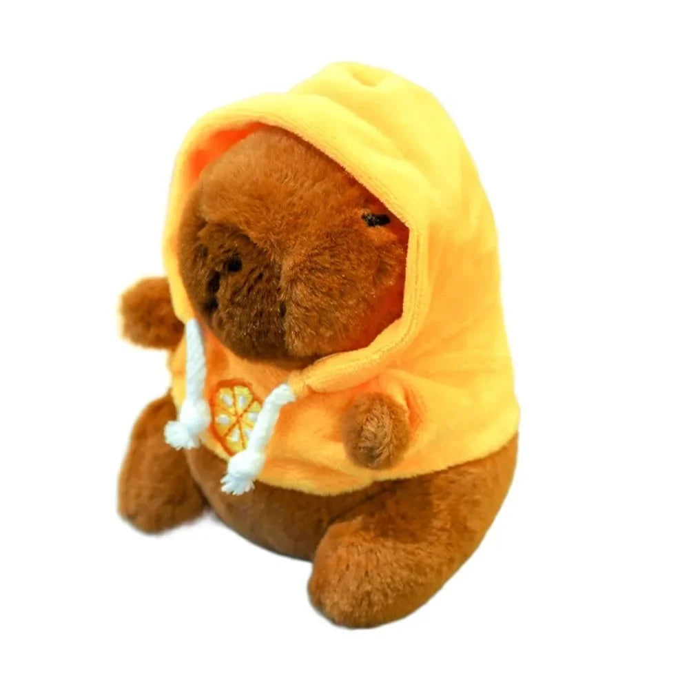 Capybara Plush Toy with Wings & Hoodie | Soft Stuffed Animal Gift