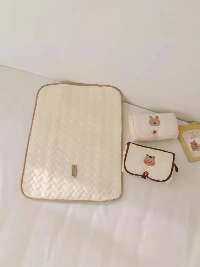 Baby Foldable Changing Mat | Portable Waterproof Nappy Change Pad for Newborns