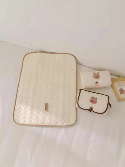 Baby Foldable Changing Mat | Portable Waterproof Nappy Change Pad for Newborns
