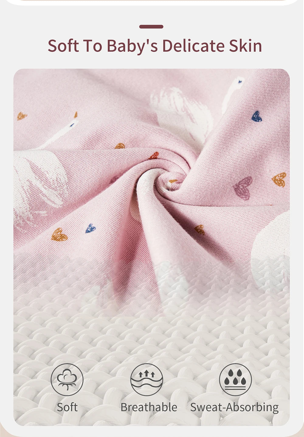 Baby Cotton Sleeping Bag | Anti-Startle Sleepsack for Newborns