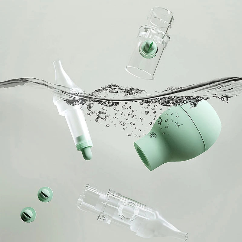 Baby Nasal Aspirator | Soft Silicone Nose Cleaner & Snot Sucker for Newborns, Anti-Backflow