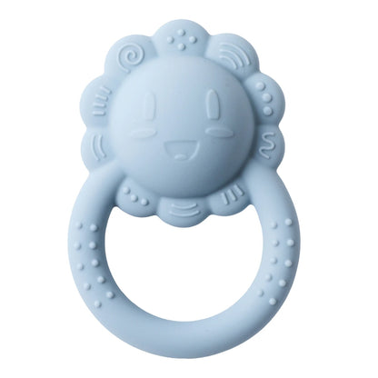 Silicone Bear Teether Rattle | Food-Grade Sensory Hand Bell for Babies 0–12 Months