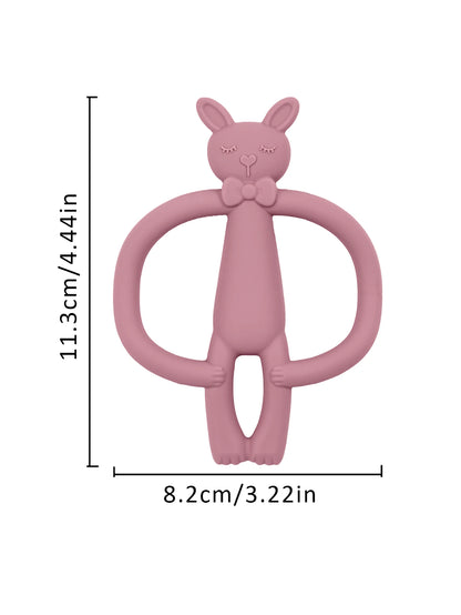 Silicone Rabbit Teether for Babies & Newborns