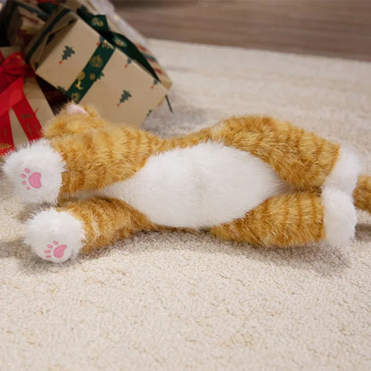 Realistic Cat Plush Toy | Lifelike Stuffed Kitten with Fur | 5 Colours | 40cm & 50cm