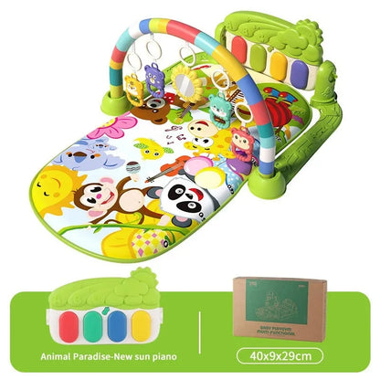 Baby Activity Gym Play Mat | Multifunctional Crawling & Sensory Mat for Infants
