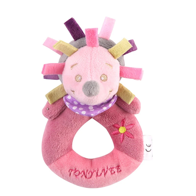 Baby Animal Plush Hand Bell Rattle Toy