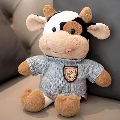 Cute Cow Plush Toy | Soft Stuffed Animal Rag Doll | 13 Styles