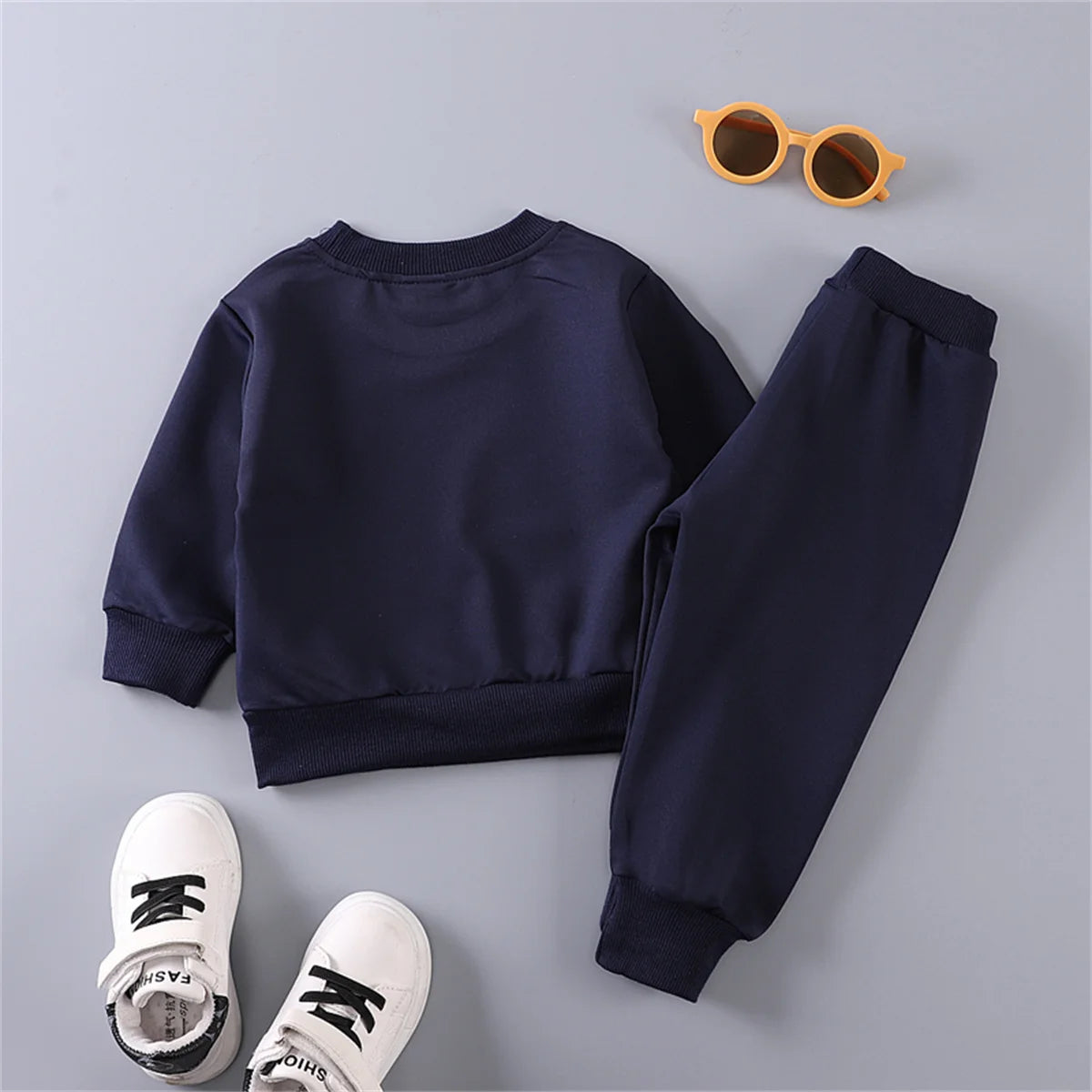 Baby Bear Embroidered Hoodie Set 2PCS | Long Sleeve 3-24 Months