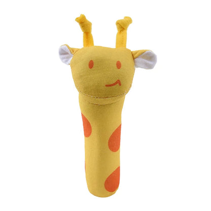 Baby Animal Plush Hand Bell Rattle Toy