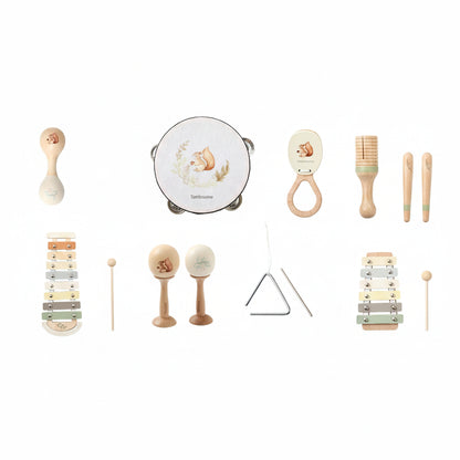 Baby Montessori Musical Instrument Toy | Xylophone, Drum, Maracas & More for 0–3 Years
