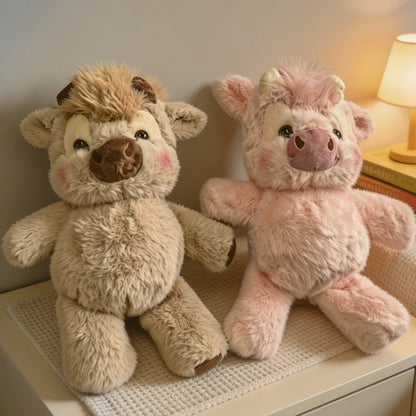 Highland Calf Plush Toy | Soft 40cm Stuffed Animal Doll for Babies & Kids
