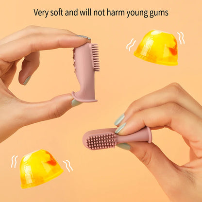 Soft Silicone Baby Finger Toothbrush | BPA-Free Infant Oral Care 0–24 Months