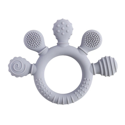 Baby Silicone Teether & Pacifier Chain Set