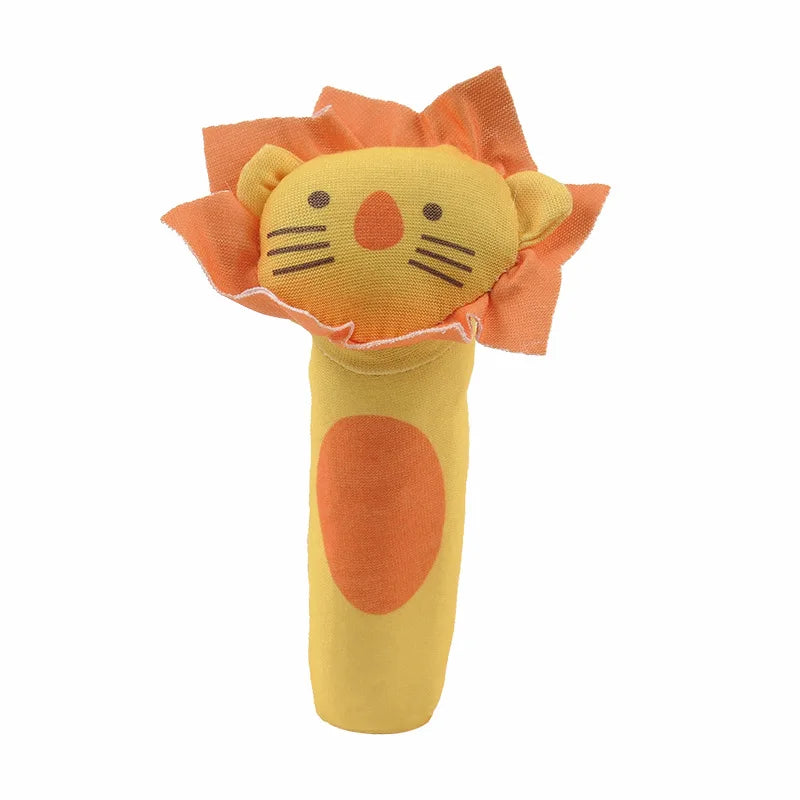 Baby Animal Plush Hand Bell Rattle Toy