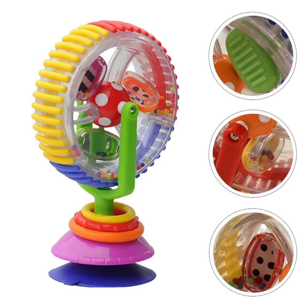 Baby Ferris Wheel Rattle Toy | Suction Cup Spinning Sensory Toy for Babies & Toddlers