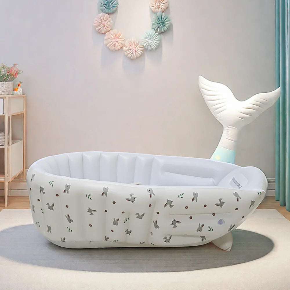 Inflatable Baby Swimming Pool | Animal Design Paddling Pool for Toddlers & Kids