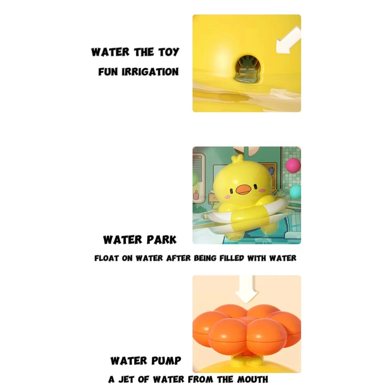 Baby Water Spray Bath Toy | Fun Squirt Tumbler for Bath, Pool & Beach 12 Months+