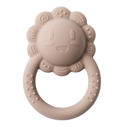Silicone Bear Teether Rattle | Food-Grade Sensory Hand Bell for Babies 0–12 Months