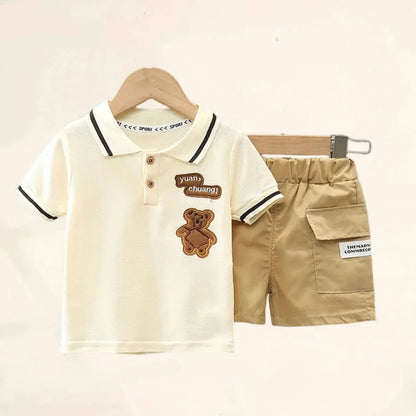 Kids Cotton T-Shirt & Shorts Fashion Set | Boys & Girls Summer 2PCS