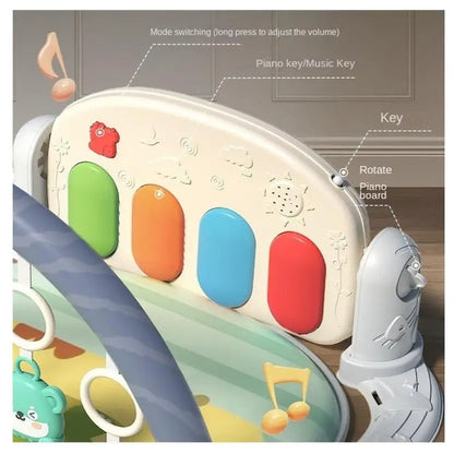 Baby Activity Gym Play Mat | Multifunctional Crawling & Sensory Mat for Infants