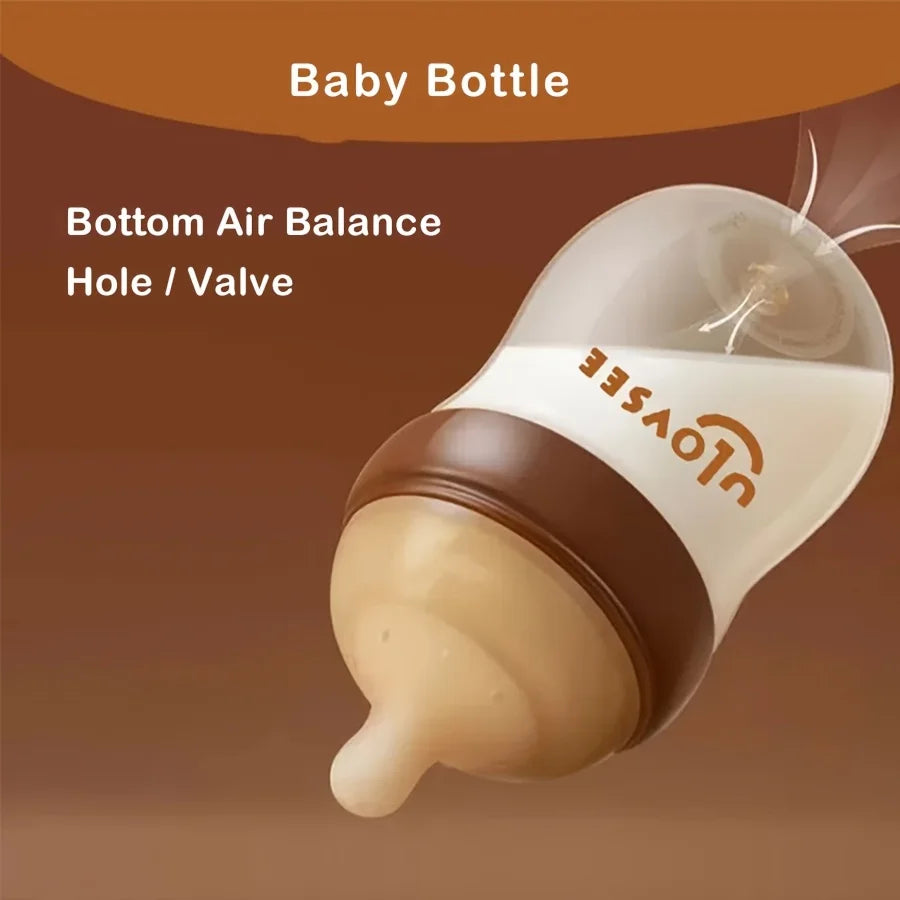 High Borosilicate Glass Baby Bottle | Wide-Neck Anti-Colic Feeding Bottle | 120ml, 160ml & 240ml