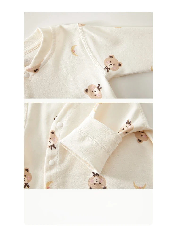 2-Piece Baby Cartoon Pyjama Set | Cotton Top & Pants Autumn Winter 0-18M