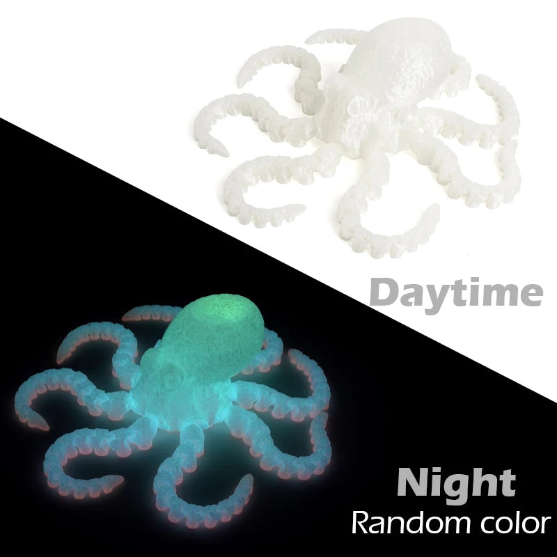 3D Printed Octopus Fidget Toy | Flexible Joints Desktop Ornament & Kids Gift