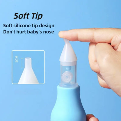 Silicone Baby Nasal Aspirator | Suction Pump Nose Cleaner | Single, 2-Pack & 3-Pack